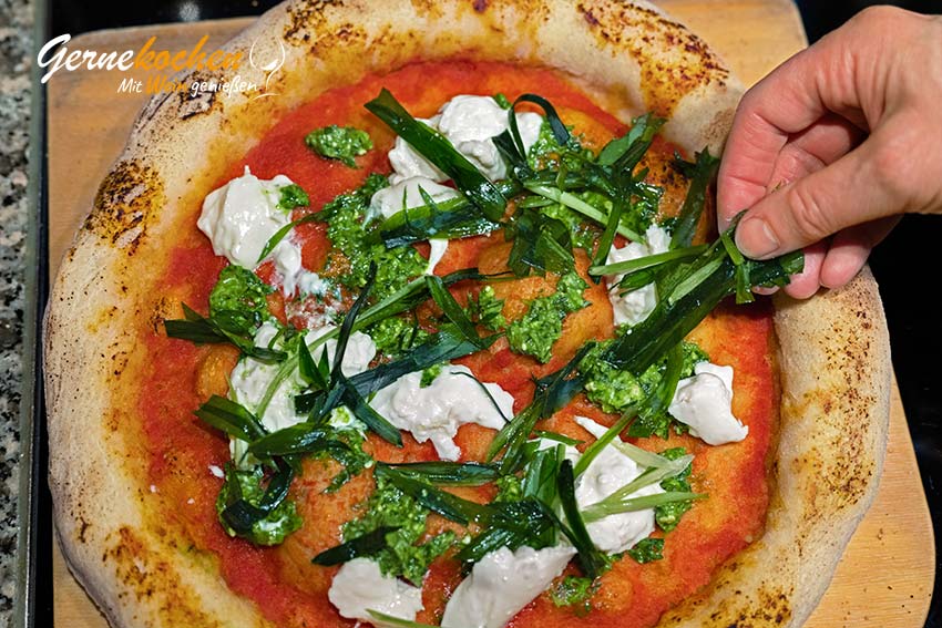 Pizza Schwarzwald Margherita – Zubereitungsschritt 5