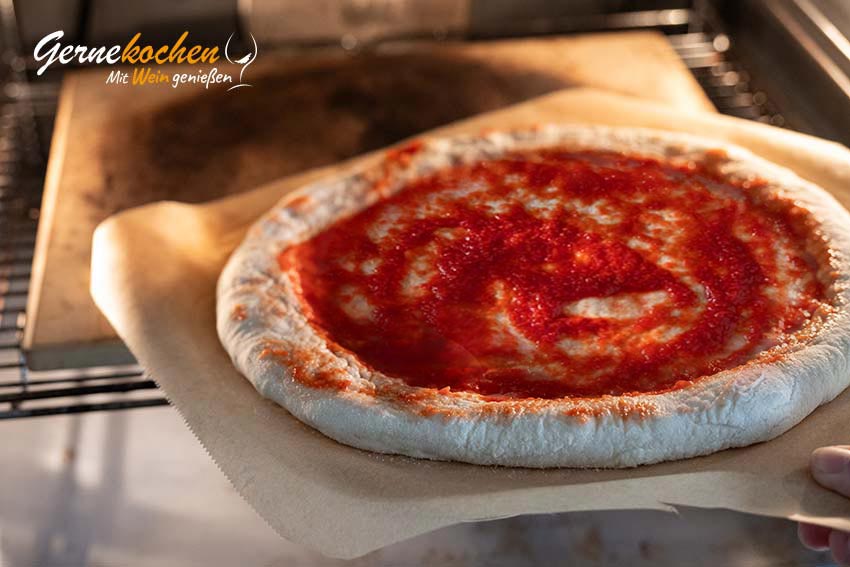 Pizza Schwarzwald Margherita – Zubereitungsschritt 4