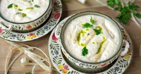 Spargelsuppe mit Petersilienöl