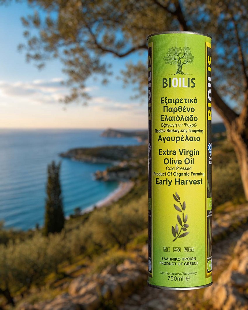 BIOILIS – Organic Unripe Extra Virgin Olive Oil 750 ml