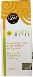 »AEGEAN HERBS« – Griechisches Gourmet-Meersalz mit Rosmarin und Orange