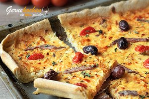 Pissaladíere - Zwiebelkuchen aus Nizza Rezept