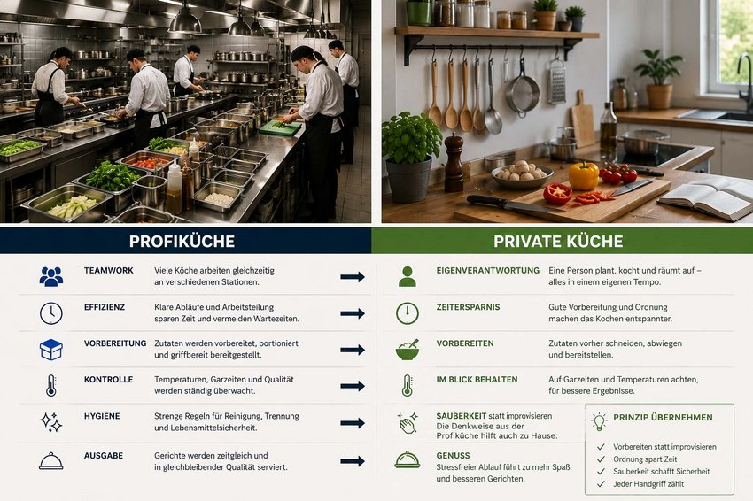 Was Hobbyköche aus der Profiküche mitnehmen können