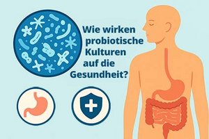 Darmflora, Gesundheit und Wohl­be­fin­den – wie wirken probiotische Kultu­ren auf die Ge­sund­heit?