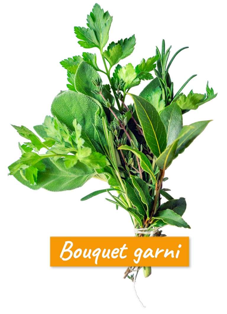Bouquet garni. Gernekochen - Mit Wein genießen