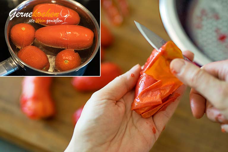Tomatenketchup selber machen aus frischen Tomaten ohne Zucker – Zubereitungsschritt 1