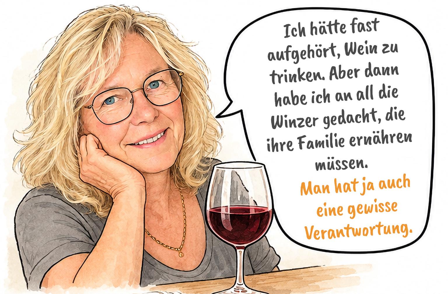 Claudia Cartoons – Winzer und Verantwotung