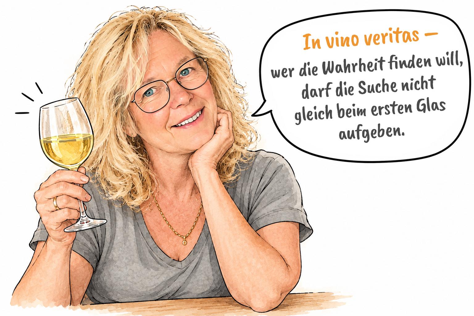 Claudia Cartoons – in vino veritas