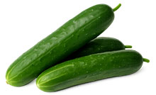 Schlangengurken alias Salatgurken