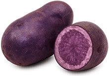 Vitelotte-Kartoffeln