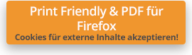 Cookiehinweis: Print Friendly & PDF für Firefox