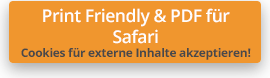 Cookiehinweis: Print Friendly & PDF für Safari