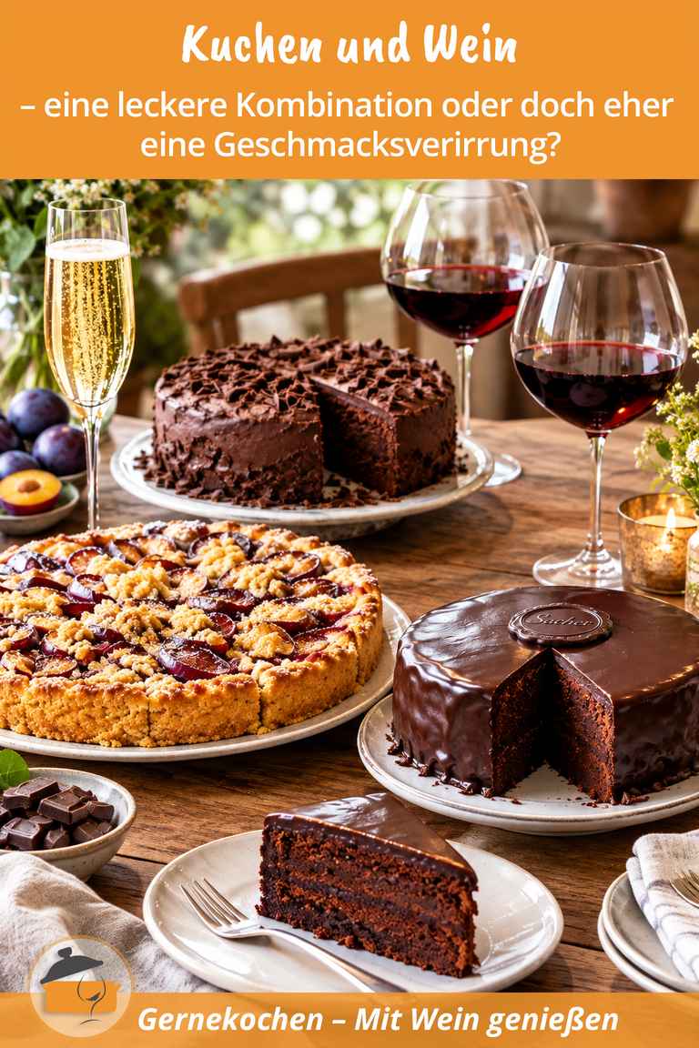 Kuchen und Wein – eine leckere Kombination oder doch eher eine Geschmacks­ver­irrung?