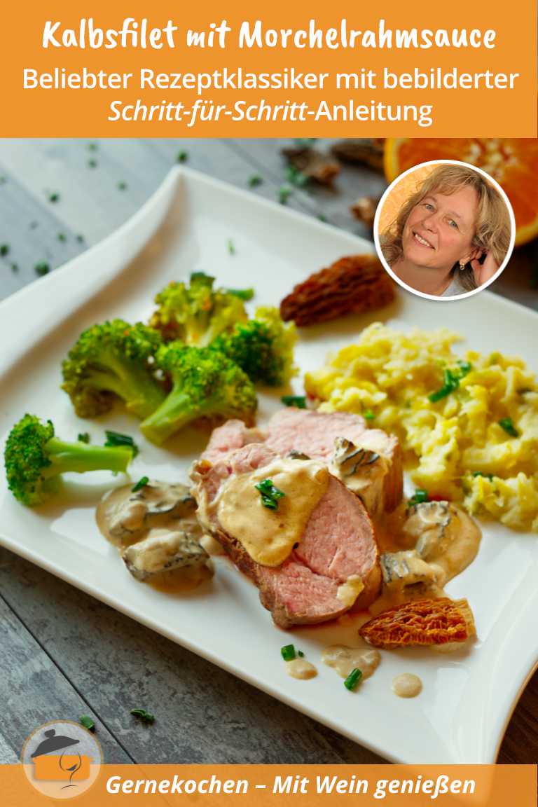 Kalbsfilet mit Morchelrahmsauce
