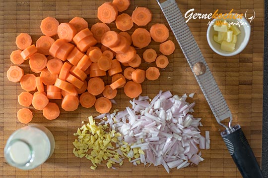 Karotten-Ingwer-Mousse - Zubereitungsschritt 1