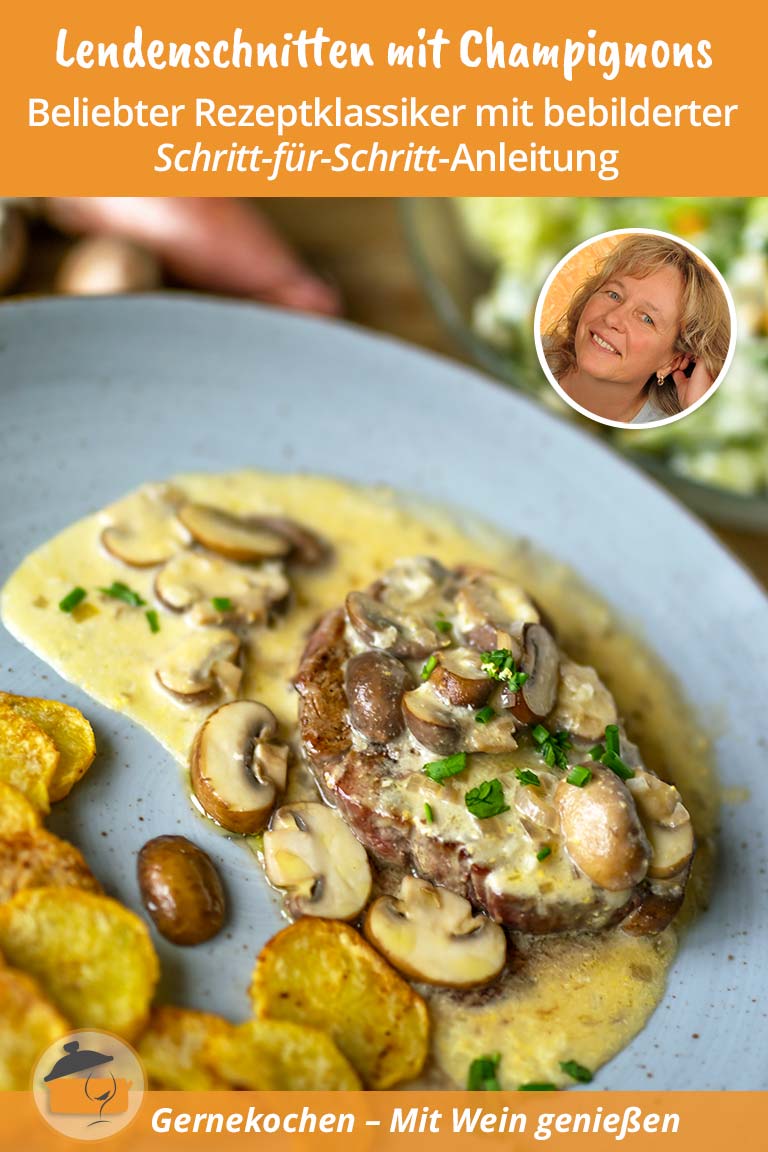Lendenschnitten mit Champignons