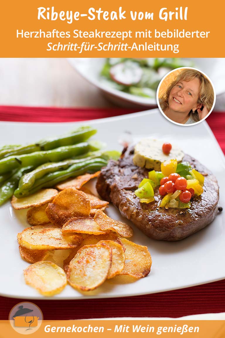 Ribeye-Steak vom Grill à la Gernekochen