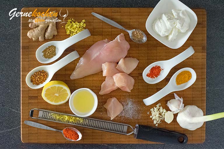 Chicken Tikka Masala – Zubereitungsschritt 1 