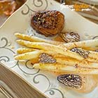 Weißer Spargel in Morchelsahne