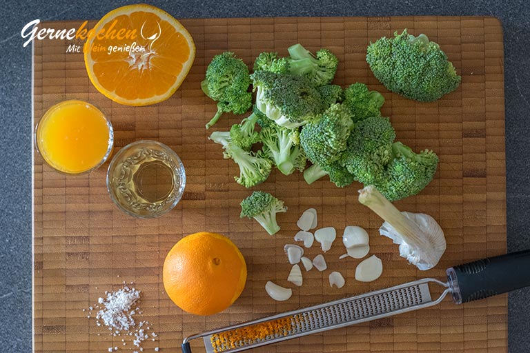 Broccoli-Gemüse - Zubereitungsschritt 1