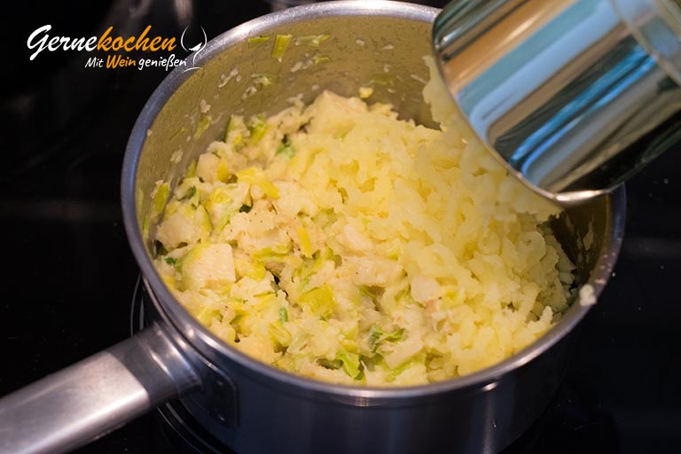 Kartoffel-Lauch-Püree - Zubereitungsschritt 4