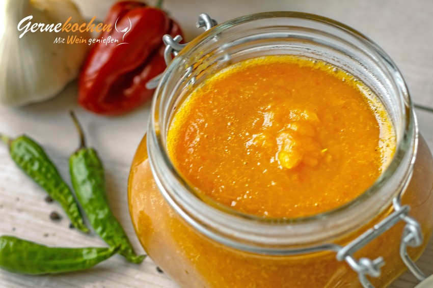 Gelber Paprika-Ketchup à la Gernekochen – Mit Wein genießen