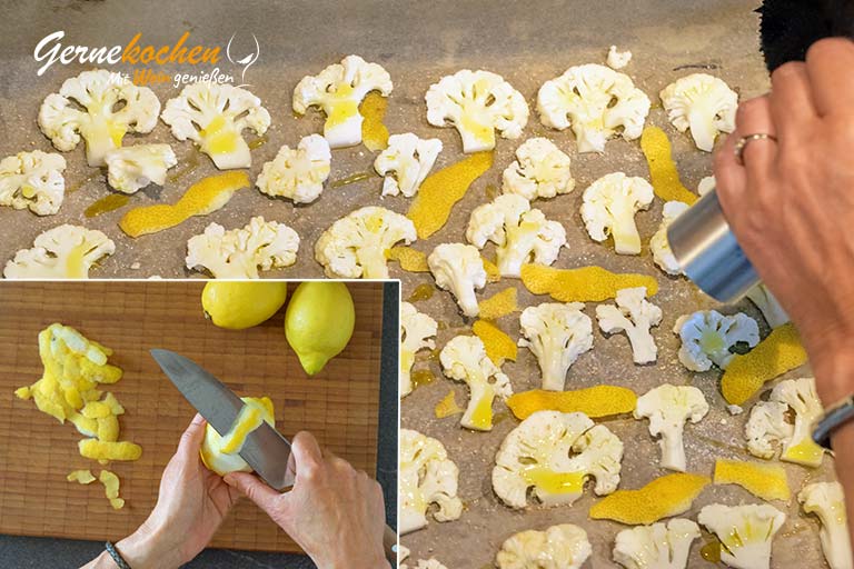 Zitronen-Blumenkohl-Suppe mit Filetspießchen – Zubereitungsschritt 3.1