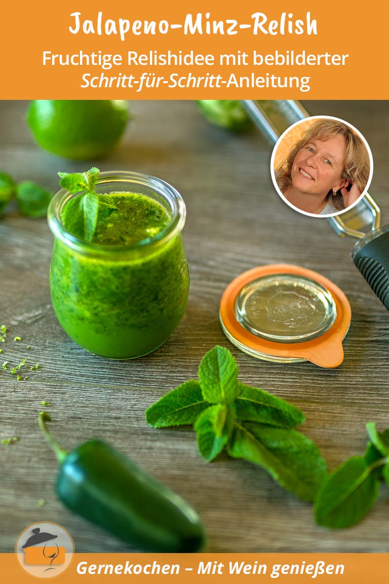 Jalapeno-Minz-Relish à la Gernekochen