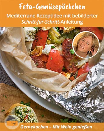 Feta-Gemüsepäckchen mit Sucuk