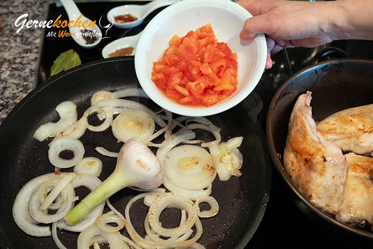 Kaninchen auf mallorquinische Art – Zubereitungsschritt 4.1