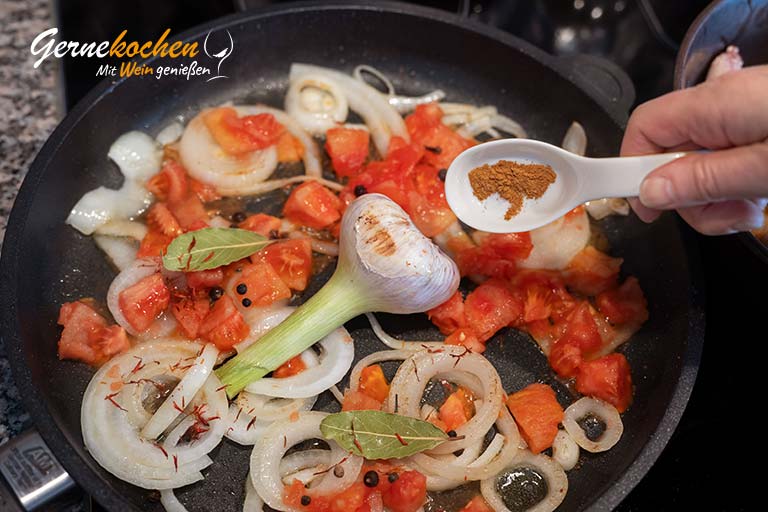 Kaninchen auf mallorquinische Art – Zubereitungsschritt 4.2