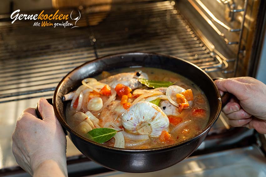 Kaninchen auf mallorquinische Art – Zubereitungsschritt 6