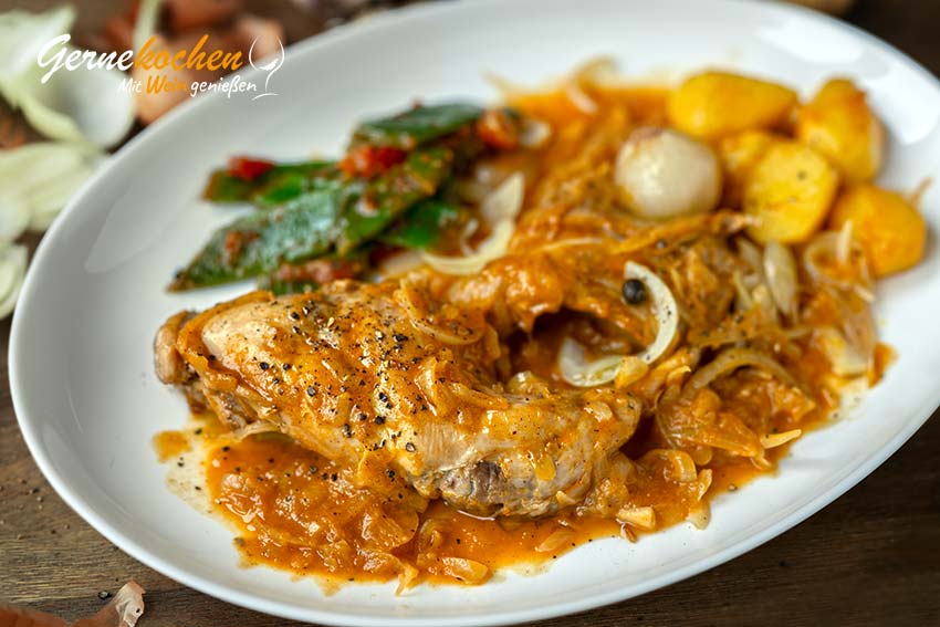 Kaninchen-Stifado – das beliebte griechische Schmorgericht