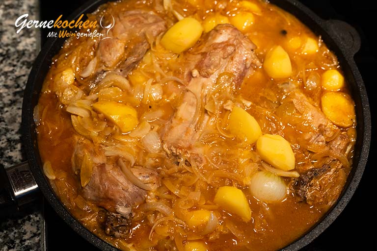 Kaninchen-Stifado – Zubereitungsschritt 5