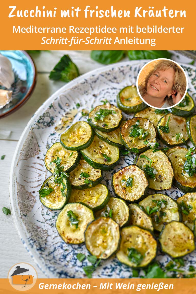 Marinierte Zucchini mit frischen Kräutern