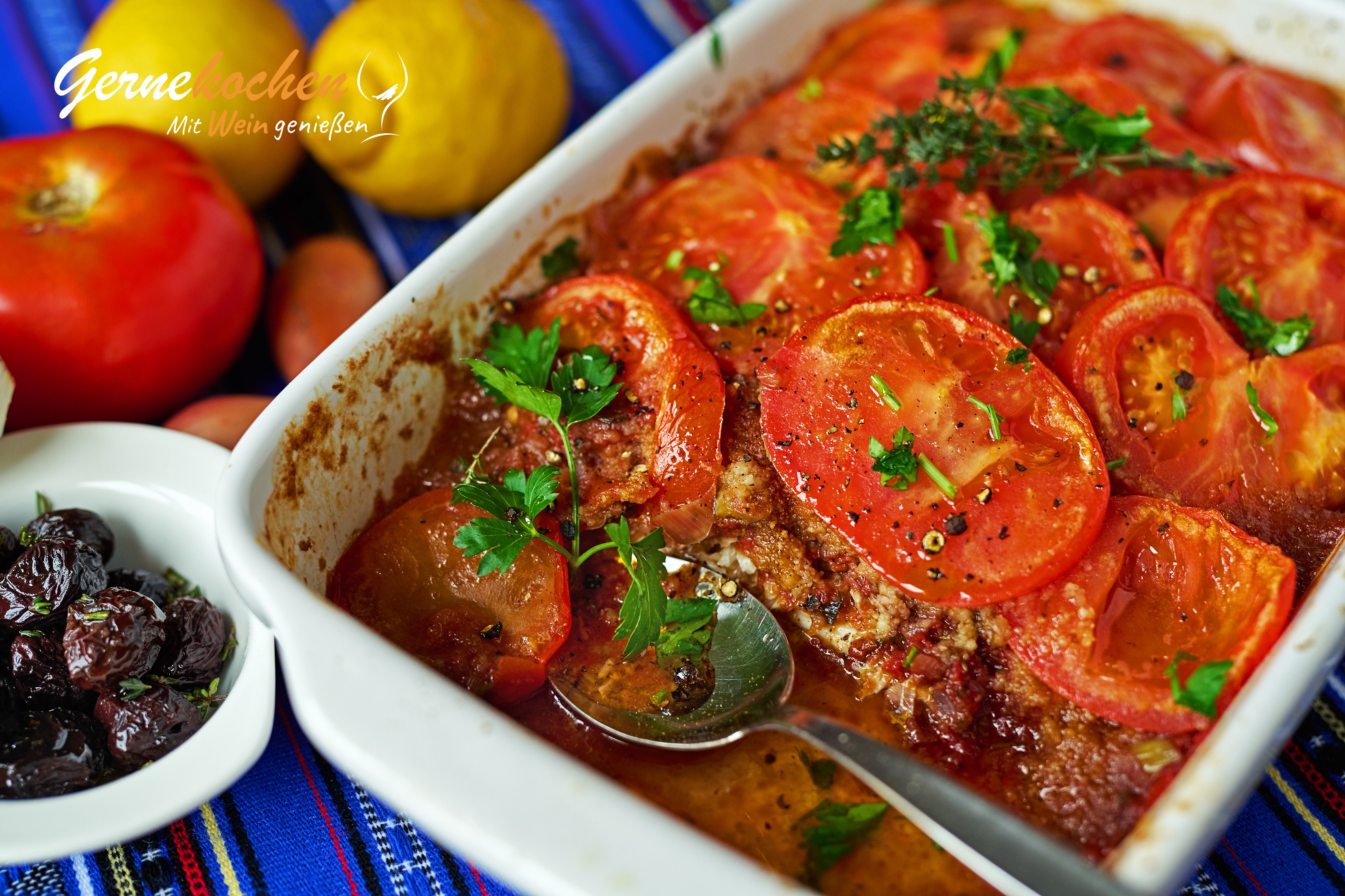 Griechischer Fischauflauf