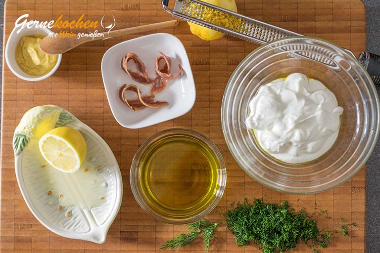 Griechischer Kartoffelsalat mit Feta – Zubereitungsschritt 4