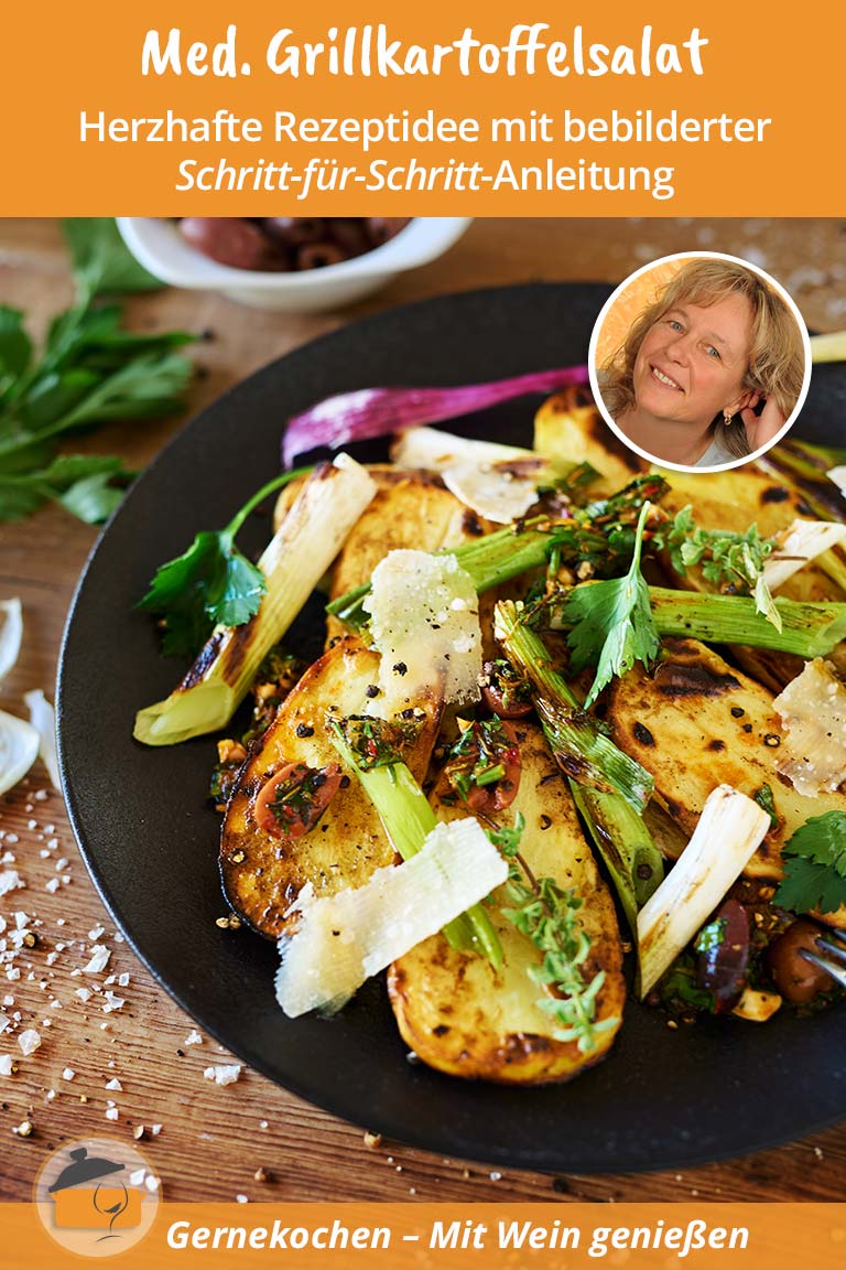 Mediterraner Grillkartoffelsalat