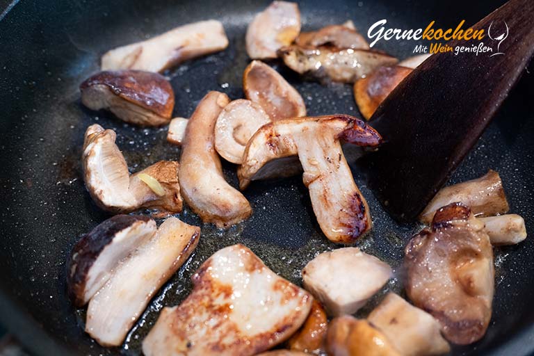 Pizza Adriano, für den Belag – Zubereitungsschritt 1