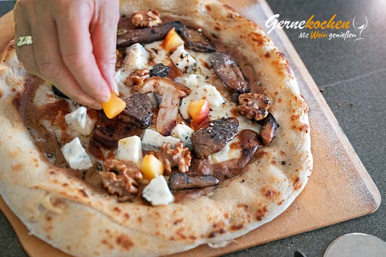 ­­Pizza Adriano, für den Belag – Zubereitungsschritt 6