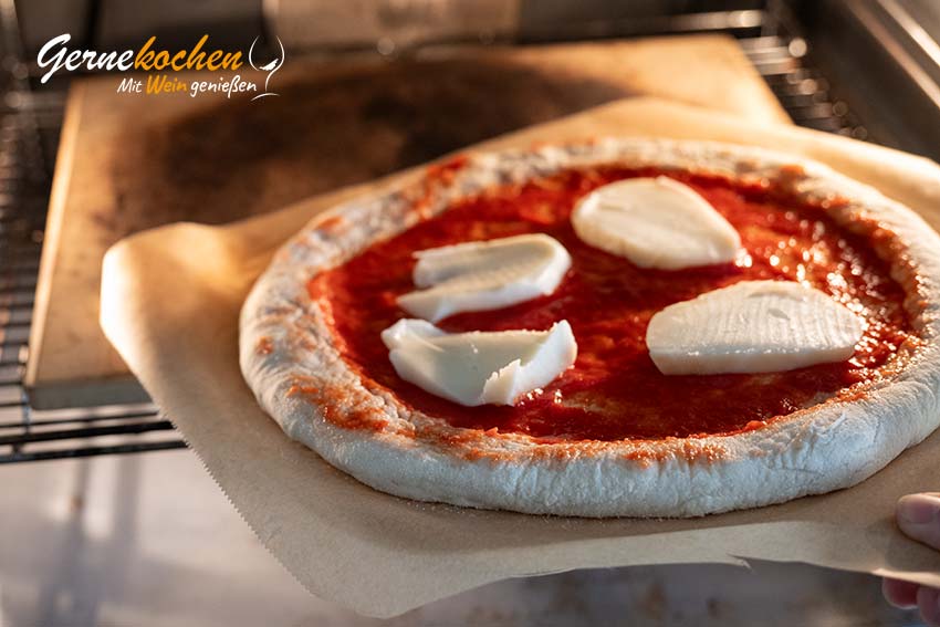 Pizza Quattro Formaggi – Zubereitungsschritt 3