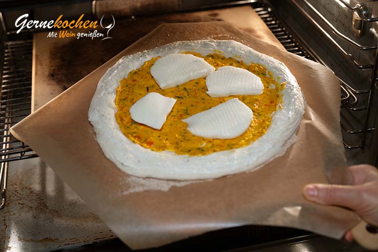 Pizza Zucca – Zubereitungsschritt 4