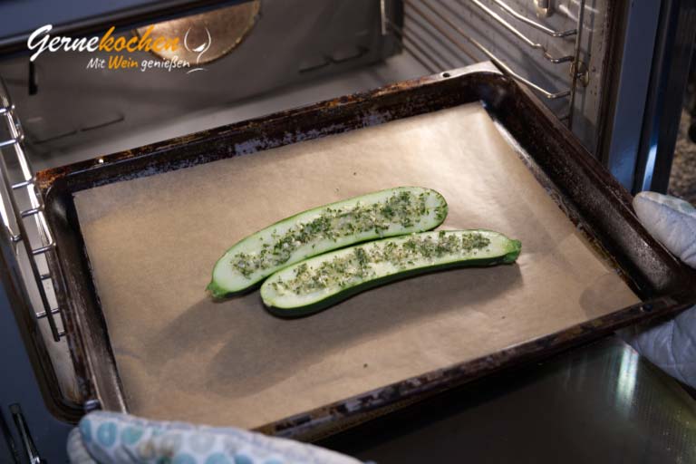 Pizza Zucchini – Zubereitungsschritt 1