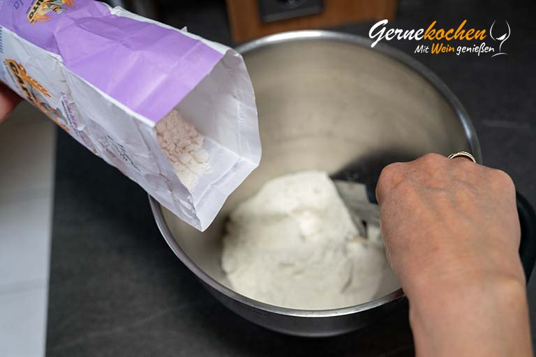 Pizzateig selber machen – Zubereitungsschritt 1.2