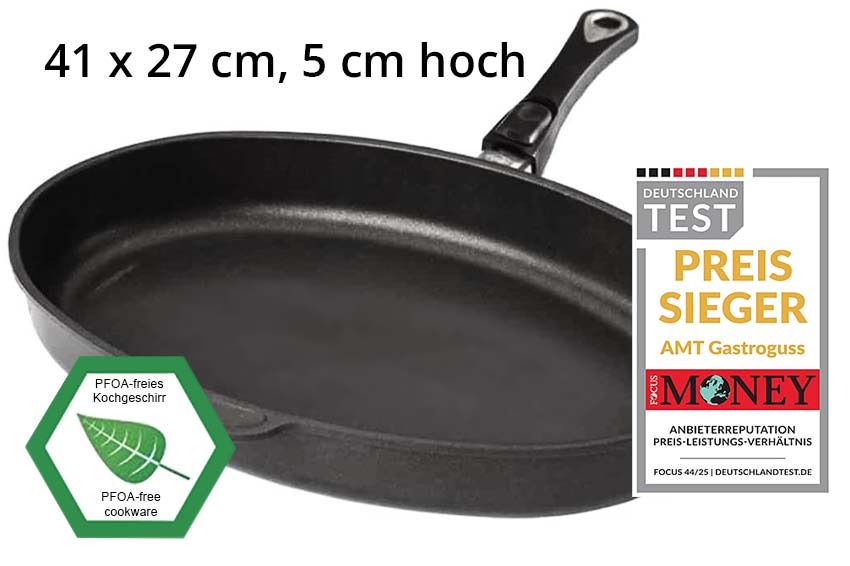 AMT – 41 x 27 cm Fischpfanne bei Amazon