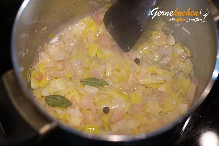 Avocado-Bärlauch-Suppe mit Gnocchi- Zubereitungsschritt 2.1