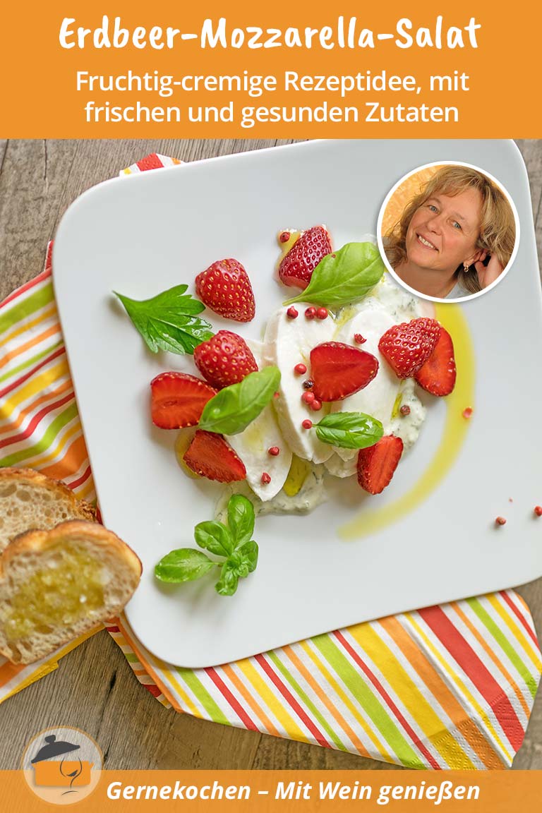 Sommerlicher Erdbeer-Mozzarella-Salat