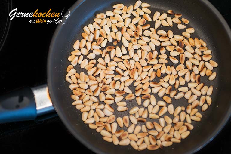 Fusilloni mit Garnelen im Bärlauchmantel – Zubereitungsschritt-1.