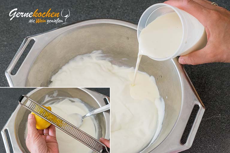 Kalte Gemüsesuppe mit griechischem Joghurt – Zubereitungsschritt 3