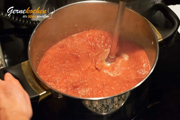 Schaumige Radieschen-Rote-Beete-Suppe - Zubereitungsschritt 3